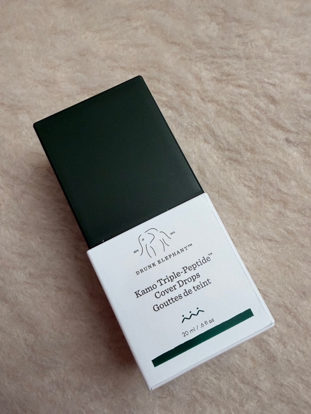 Drunk Elephant Kamo Triple-peptide cover drops - shade Fair 1c